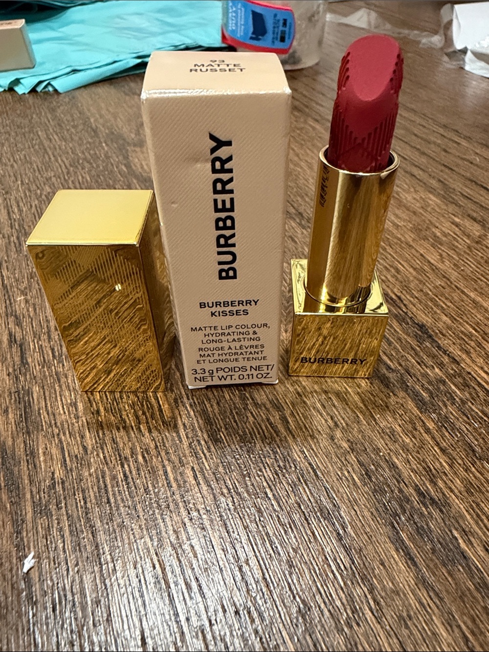 Burberry kisses matte lipstick -93 Matte Russet